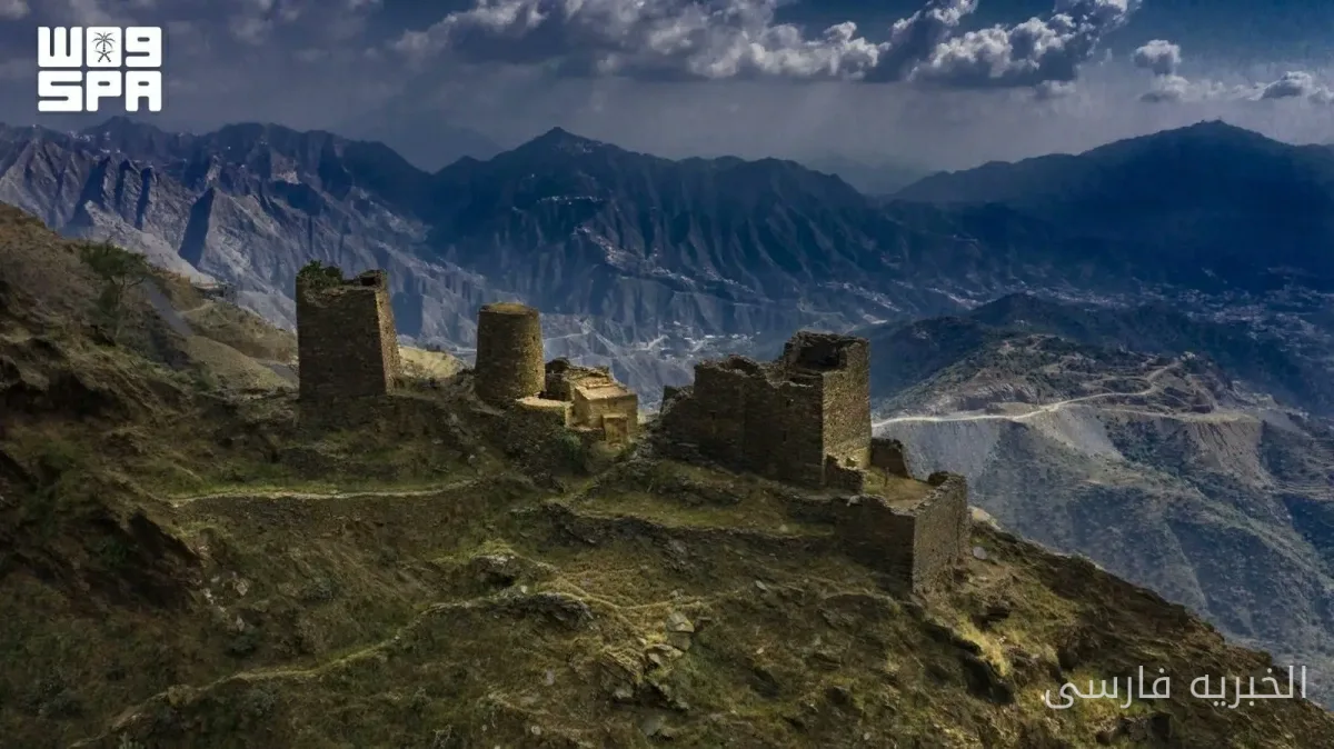 هشدار قرمز بارش باران و سیلاب در منطقه الباحه عربستان سعودی