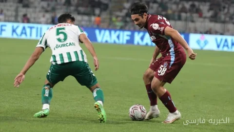 پیروزی شگفت‌انگیز Konyaspor بر Trabzonspor با گل زودهنگام
