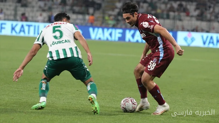 پیروزی شگفت‌انگیز Konyaspor بر Trabzonspor با گل زودهنگام