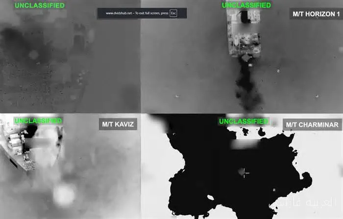 تخریب ۵ نفتکش ایرانی؛ پاسخ قاطع نیروهای دریایی آمریکا به حملات موشکی سپاه