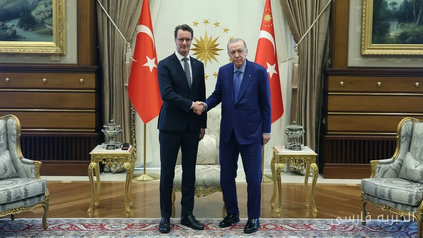 رئیس‌جمهور ترکیه، رجب طیب اردوغان، نخست‌وزیر ایالت نوردراین‌وستفالن آلمان را دریافت کرد