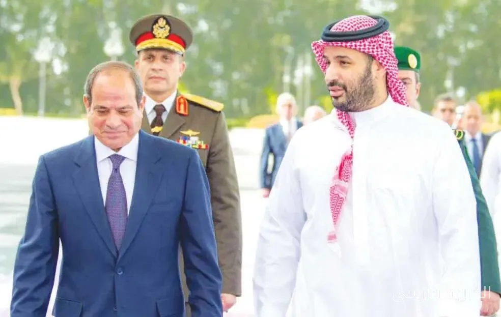 محمد بن‌سلمان، ولیعهد عربستان، به مصر سفر کرد