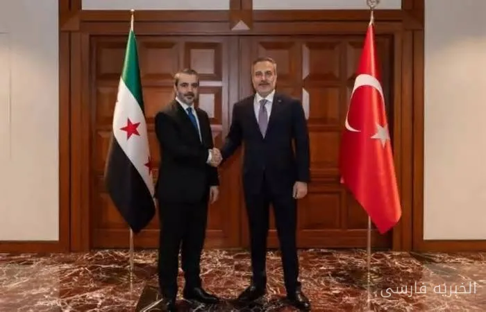 دیدار اسعد الشیبانی و هاکان فیدان در دمشق؛ تأکید بر گسترش همکاری‌ها